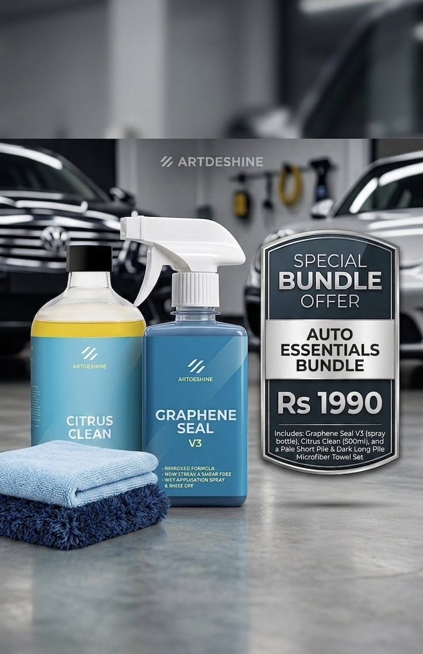 Auto Essentials Bundle (1 GSeal, 1 Citrus Clean, 1 set Towel)